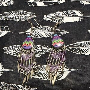 Colorful Bohemian Dangle Earrings